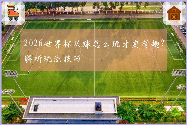 2026世界杯买球怎么玩才更有趣？解析玩法技巧